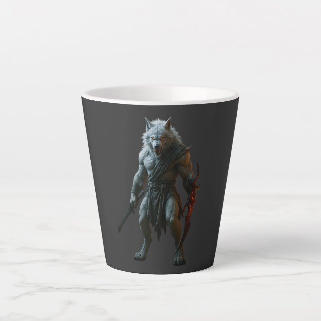 Artic Werewolf Latte Mug (Front)