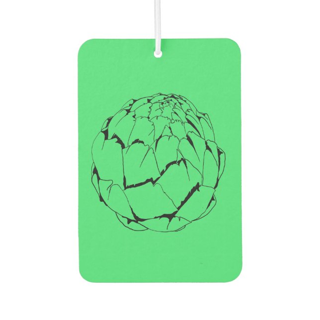 Artichoke Car Air Freshener (Front)