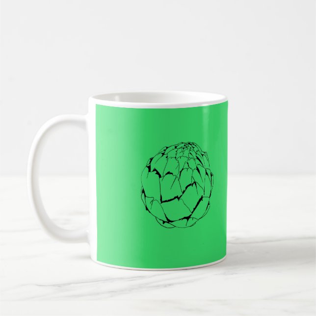 Artichoke Coffee Mug (Left)