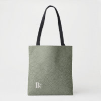 Artichoke Green • Random Circles Monogram