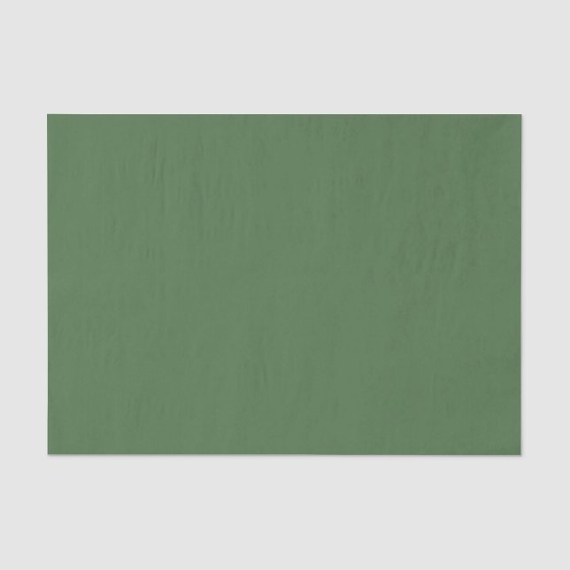 Artichoke green (solid colour)  tissue paper (Front)