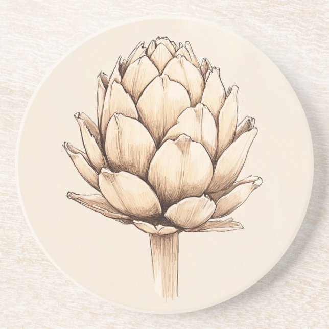 Artichoke Heart  Coaster (Front)