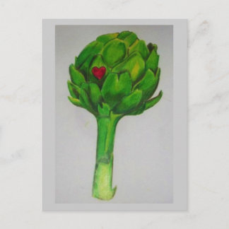 Artichoke Heart Postcard