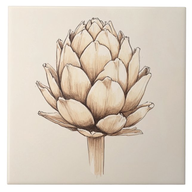 Artichoke Heart  Tile (Front)