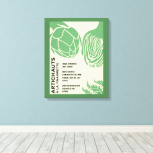 Artichoke Kitchen Wall Art Home Decor