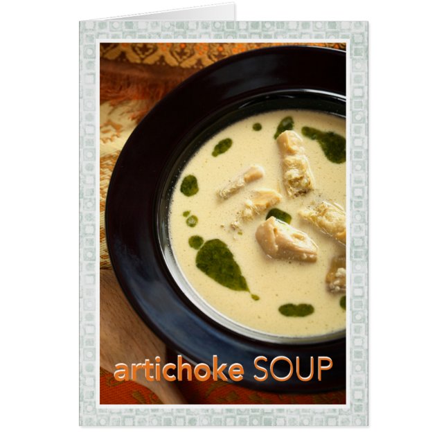 Artichoke Soup Recipe (Front)