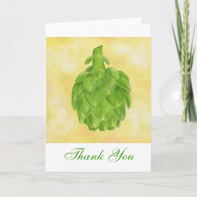 Artichoke Thank You notecard (Front)