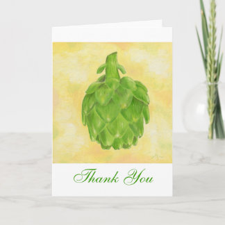 Artichoke Thank You notecard