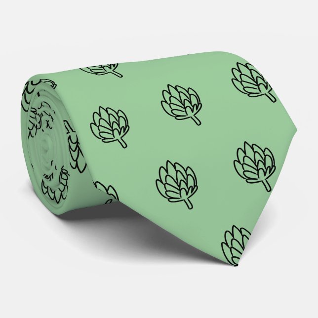 Artichoke vegetable globe artichokes edible flower tie (Rolled)