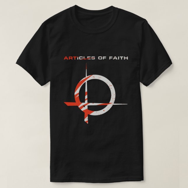 Articles Of Faith Band Gifts For Fan T-Shirt (Design Front)