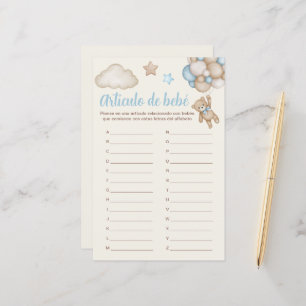 Artículo de bebé juego para Baby Shower