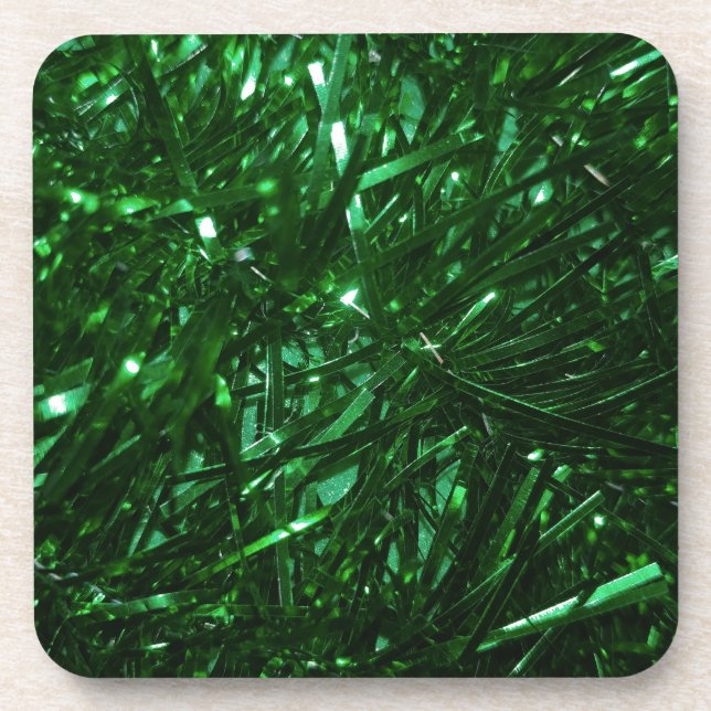 artificial christmas tree leaves coaster (Front)