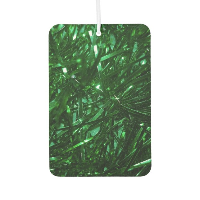 artificial christmas tree leaves with pine scent car air freshener (Front)