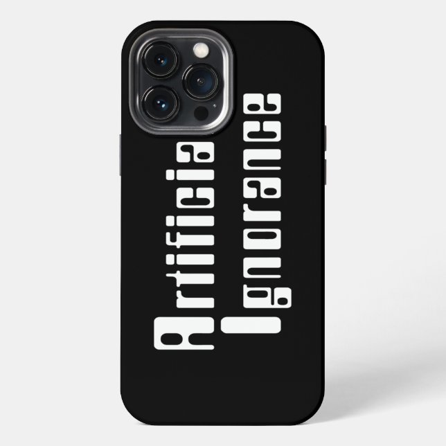 Artificial Ignorance Case-Mate iPhone Case (Back)