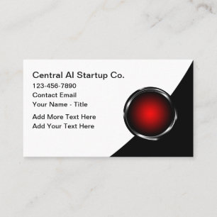 Artificial Intelligence AI Startup Company Business Card