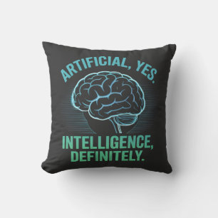 Artificial Intelligence Brain Humor Design Cushion
