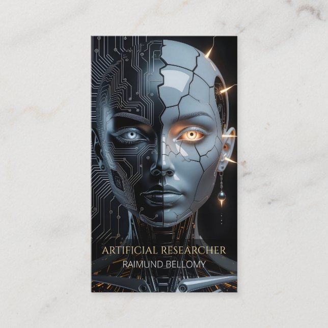 Artificial Intelligence Business Card (Front)