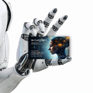 Artificial Intelligence Chatbot Company Business Card