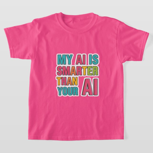 Artificial intelligence competition T-Shirt (Laydown)