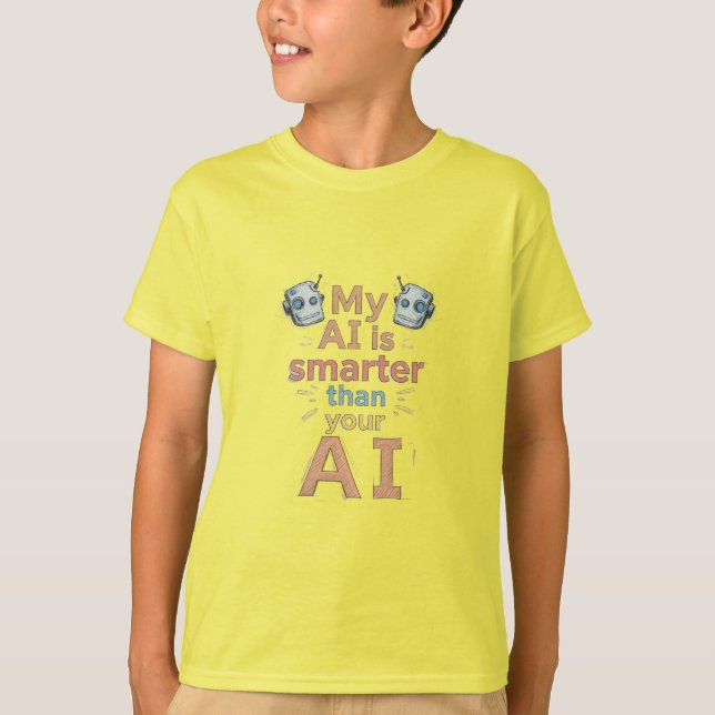 artificial intelligence competition T-Shirt (Front)