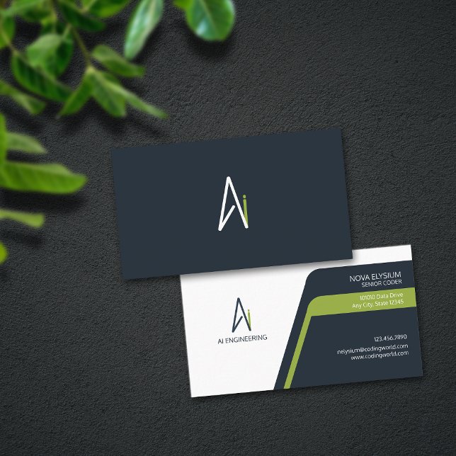 Artificial Intelligence Engineering Business Card (Creator Uploaded)