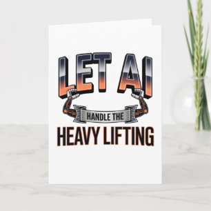 Artificial Intelligence Innovation Lifestyle Card