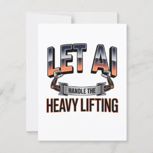 Artificial Intelligence Innovation Lifestyle Postcard