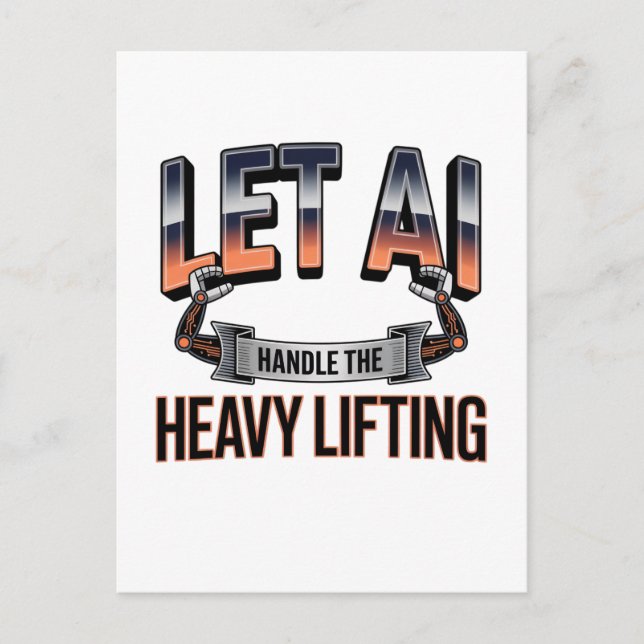 Artificial Intelligence Innovation Lifestyle Postcard (Front)