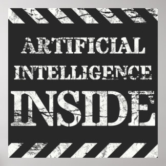 Artificial intelligence inside poster