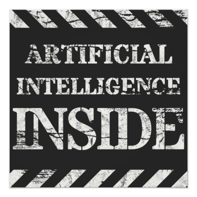 Artificial intelligence inside poster (Front)
