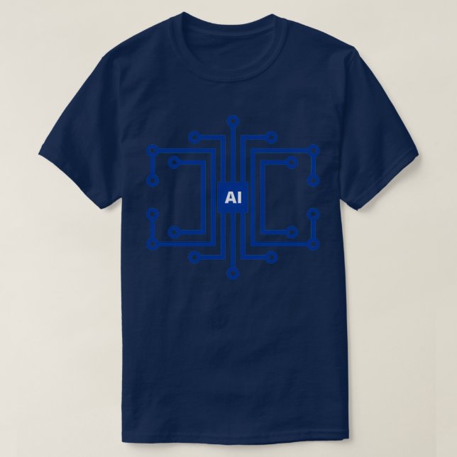 Artificial Intelligence Inter Connectedness T-Shirt (Design Front)
