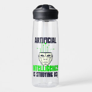  Artificial Intelligence Is Studying Us! Water Bottle
