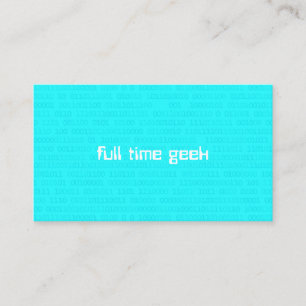 Artificial Intelligence Web AI Binary Numbers Business Card