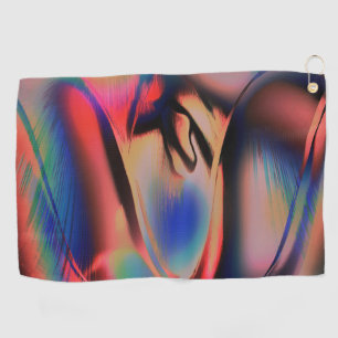 Artificial late afternoon, inflated skinned style golf towel