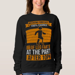 Artificial Leg An Leg Prosthetic Sweatshirt