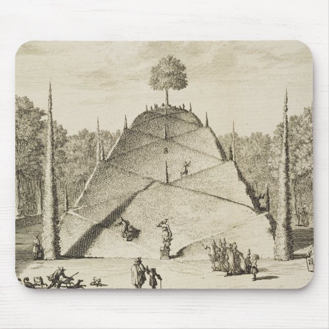 Artificial Mount Parnassus, engraved by Johannes V Mouse Pad (Front)
