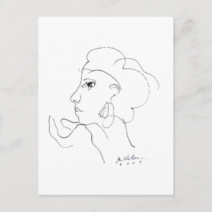 ARTILES HEAD OF WOMAN POSTCARDS