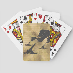 Artillery in Action Playing Cards