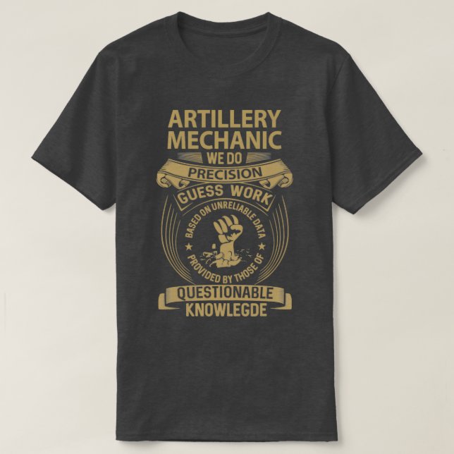 Artillery MechanicTShirt  T-Shirt (Design Front)