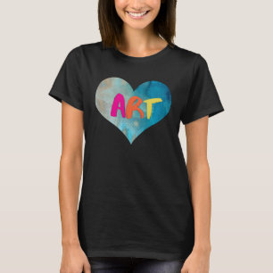 Artis Teacher For Colourful Heart T-Shirt