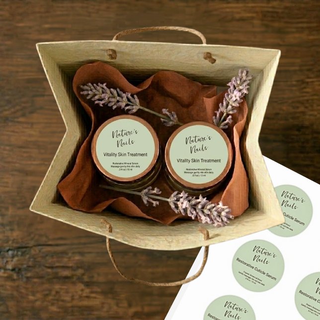 Artisan Aspen Sage Botanical Nail Aftercare Label (Creator Uploaded)