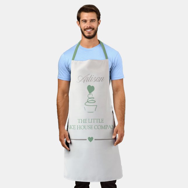 Artisan bakery business branding for new bakery  apron (Worn)