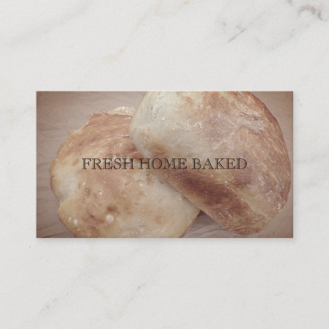 Artisan Bakery Business Card (Front)