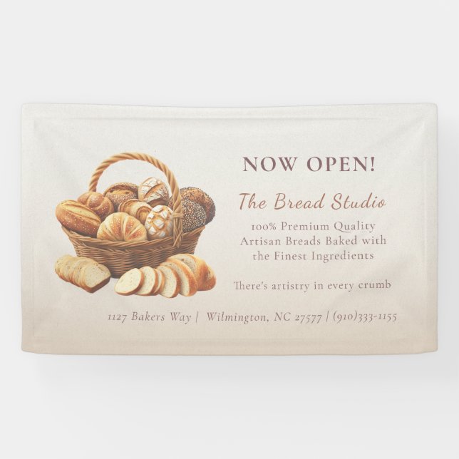 Artisan Bread Basket  Banner (Horizontal)