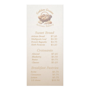 Artisan Bread Basket Rack Card