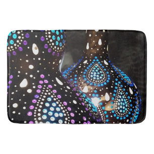 Artisan Craft Gourd Turkish Lanterns Acrylic Art Bath Mat