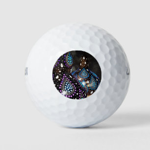 Artisan Craft Gourd Turkish Lanterns Acrylic Art Golf Balls