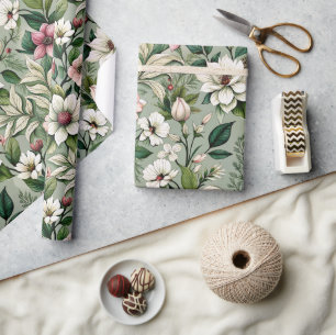 Artisan Florals 02 Wrapping Paper