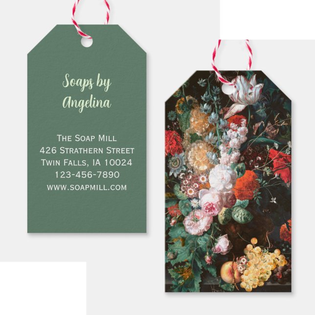 Artisan Handmade Soap Floral Hang Tag (Creator Uploaded)