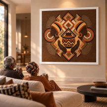 Artisan Heritage Ceramic Tile | Geometric Wall Art